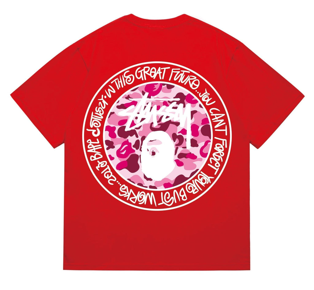 BAPE Light Circular Graphic Short-Sleeve T-Shirt — back