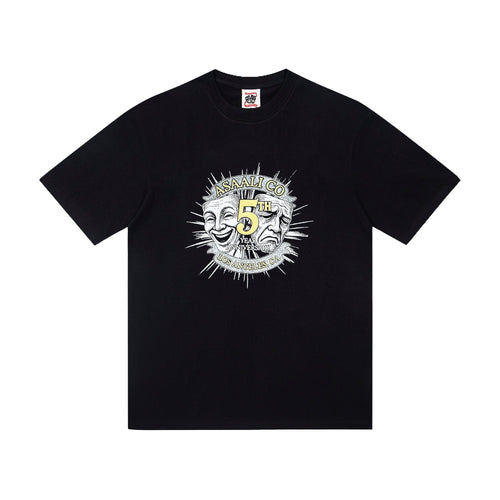ASAALL Theatrical Mask Graphic T-Shirt — hero